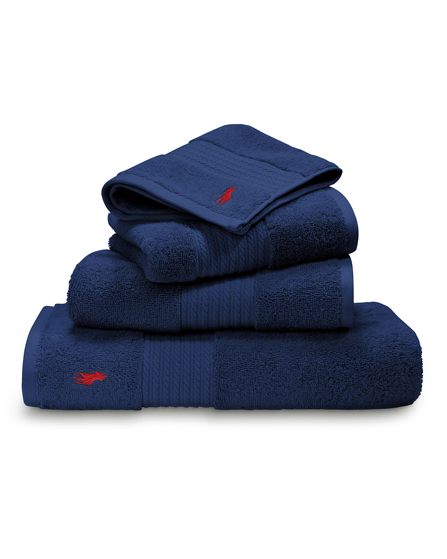 Miehet |  | Ralph Lauren Home | Polo Player 3-Pack Towels Marine