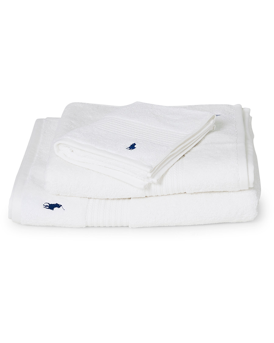 Miehet |  | Ralph Lauren Home | Polo Player 3-Pack Towels White