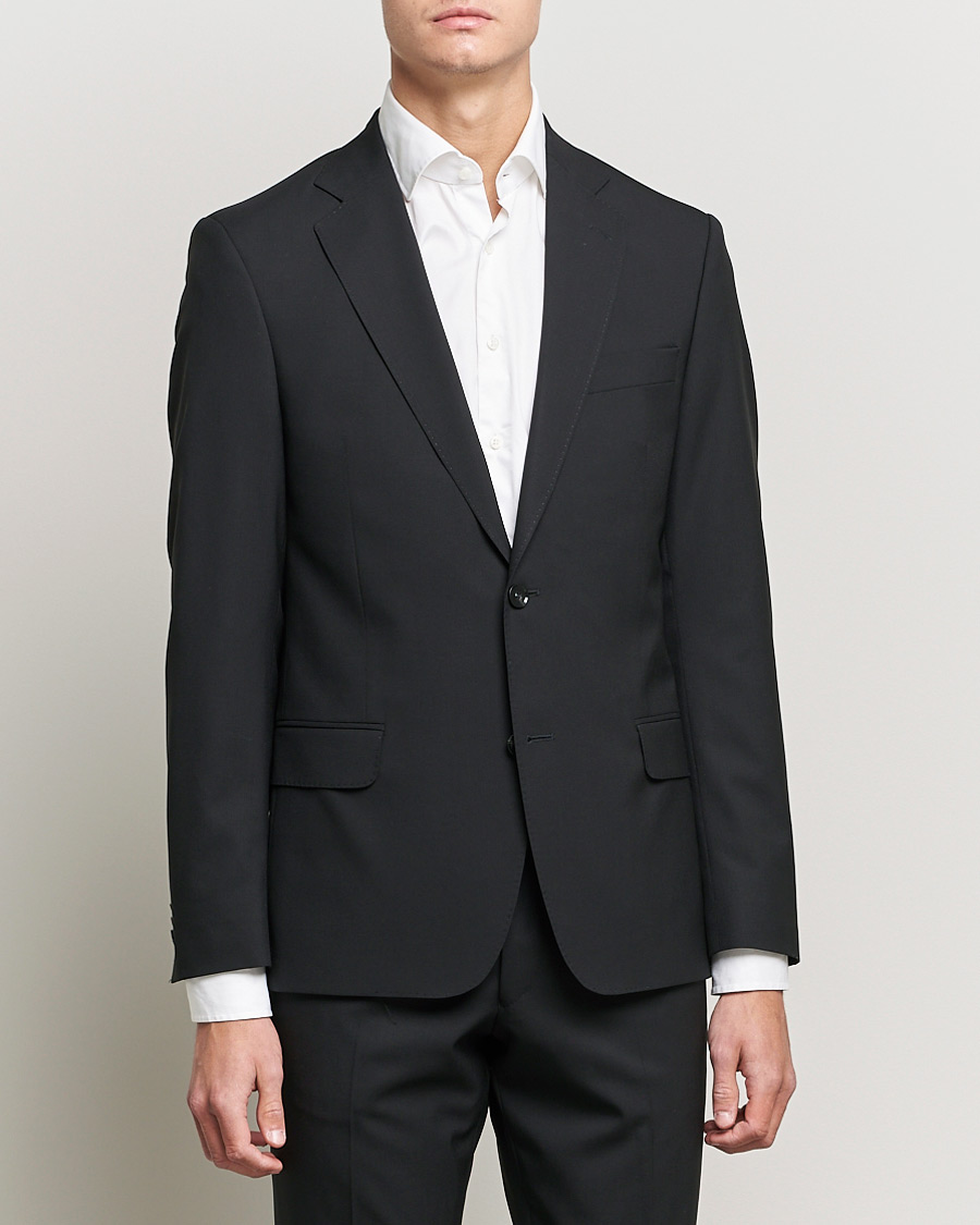 Mies | Puvut | Oscar Jacobson | Edmund Suit Super 120's Wool Black