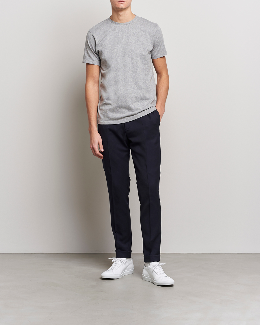 Mies | T-paidat | Colorful Standard | 3-Pack Classic Organic T-Shirt Optical White/Heather Grey/Deep Black
