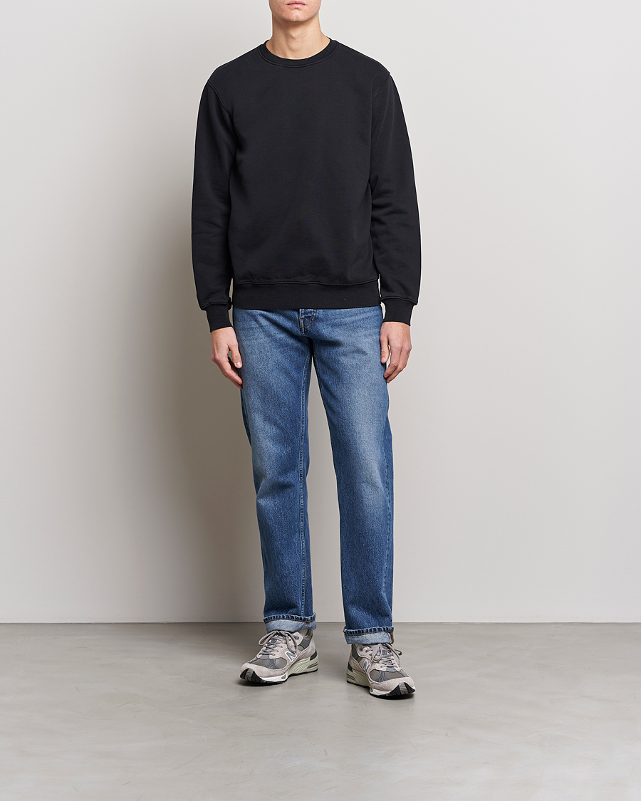 Mies | Puserot | Colorful Standard | 2-Pack Classic Organic Crew Neck Sweat Heather Grey/Deep Black