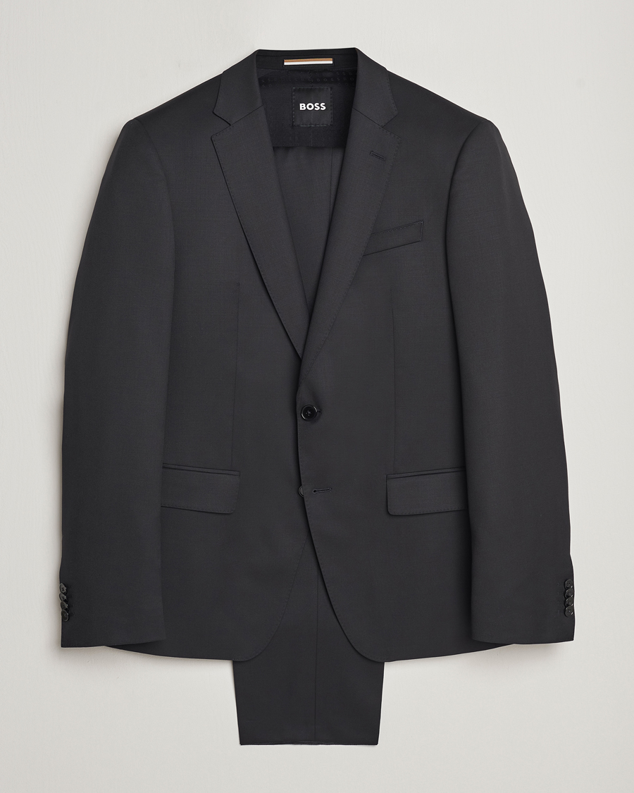 Mies | Puvut | BOSS BLACK | Huge Wool Suit Black