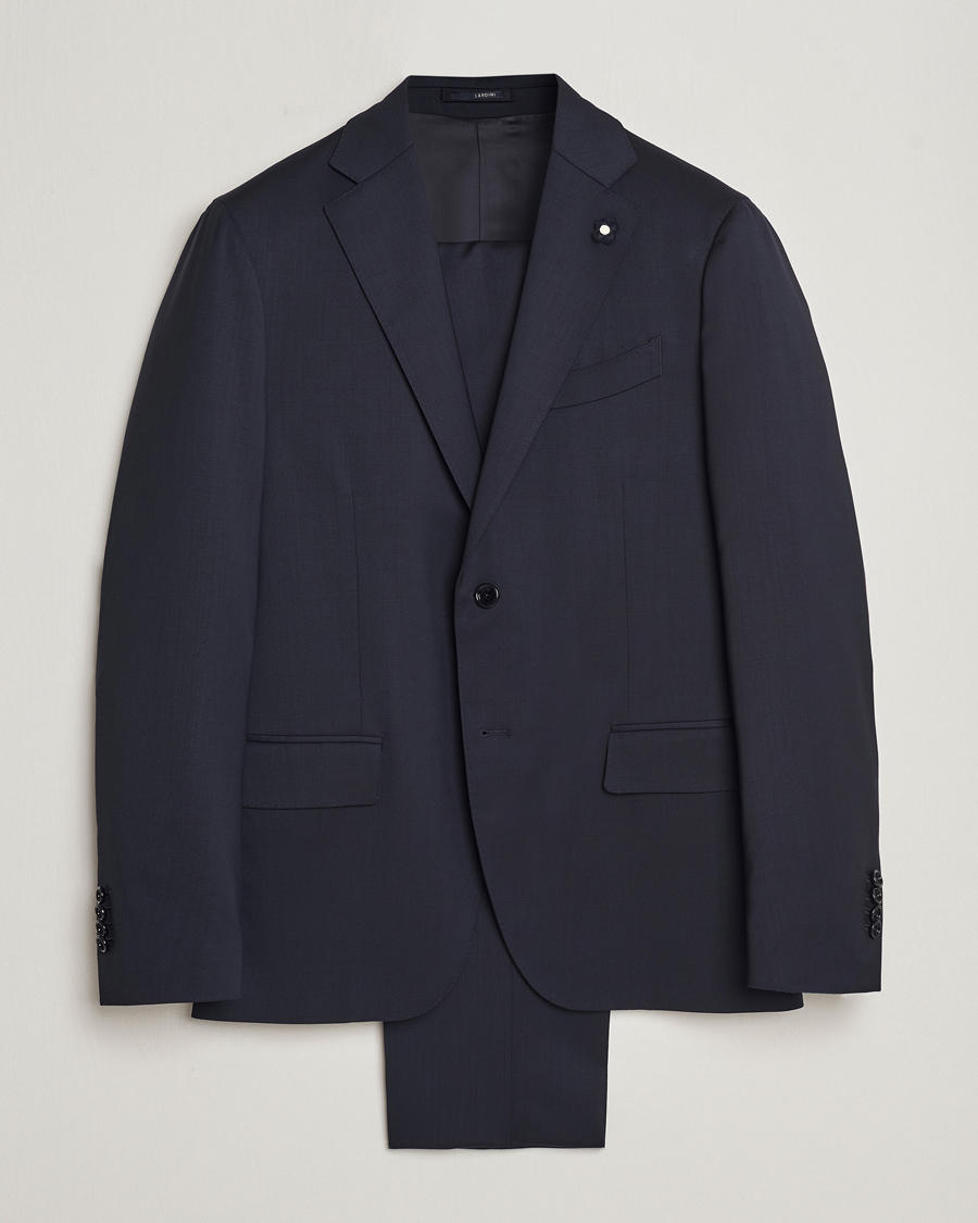 Mies | Puvut | Lardini | Wool Suit Navy