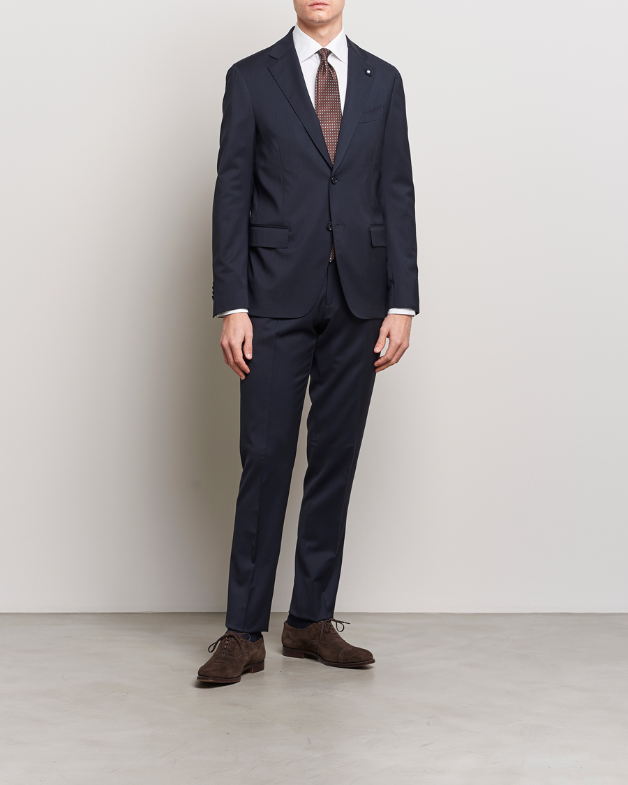 Mies | Formal Wear | Lardini | Wool Suit Navy