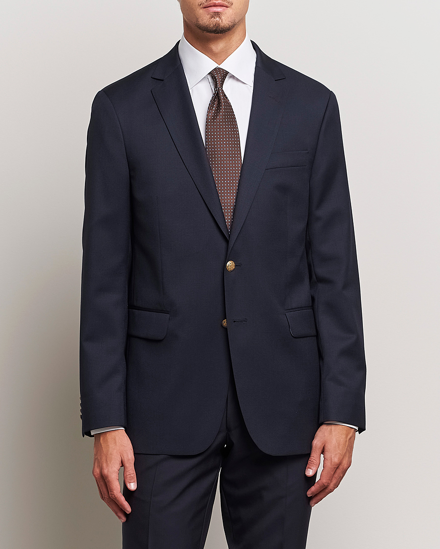Mies | Kaksiosaiset puvut | Oscar Jacobson | John Club Wool Suit Navy