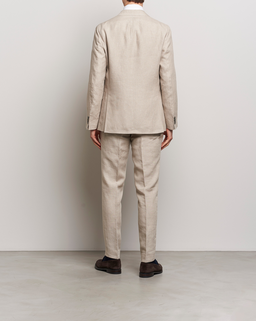 Mies | Kaksiosaiset puvut | Oscar Jacobson | Fogerty Linen Suit Beige