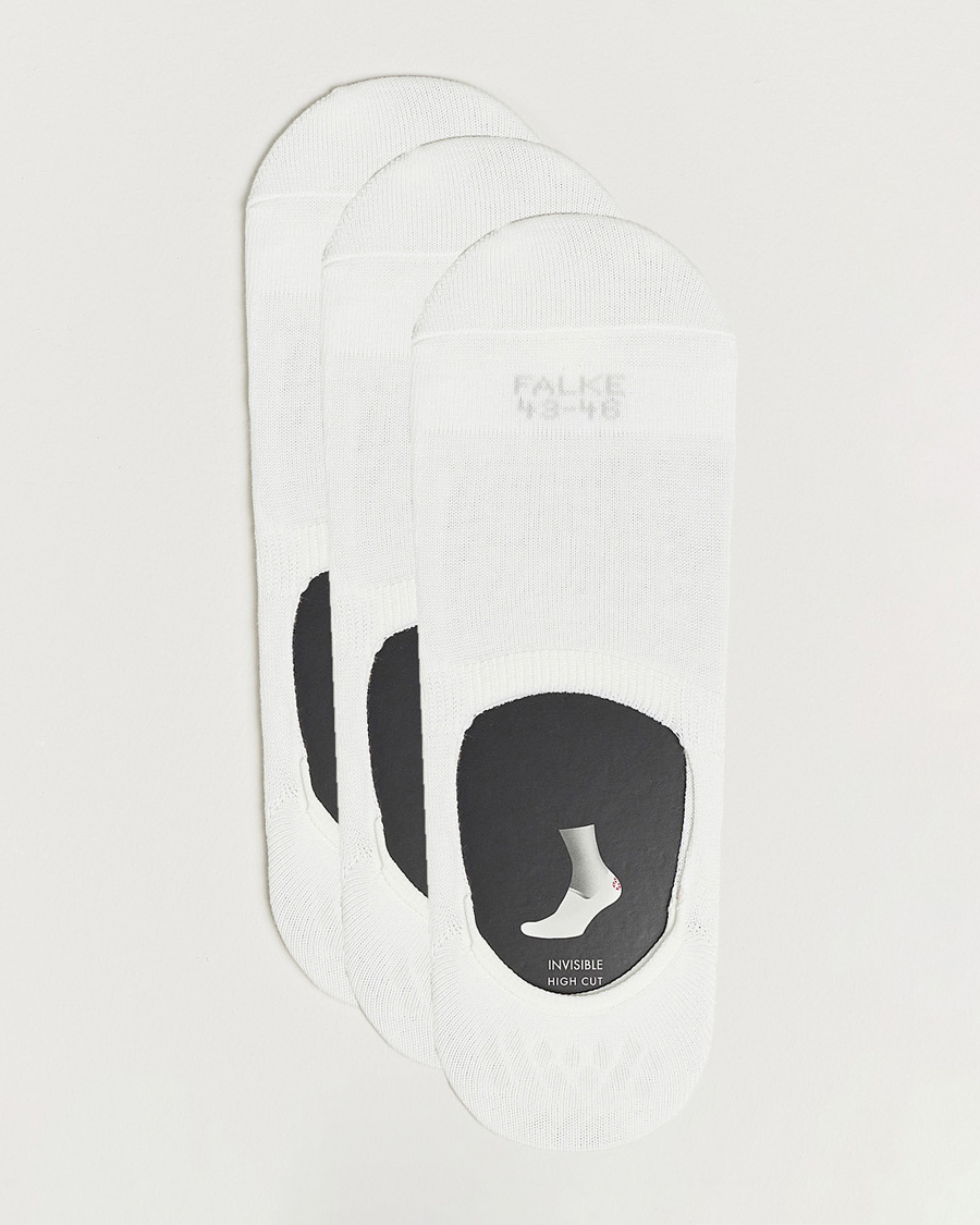 Mies | Alusvaatteet | Falke | 3-pack Casual High Cut Sneaker Socks White