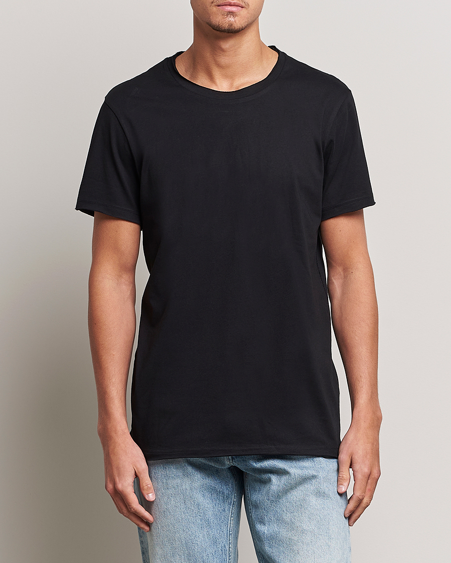 Mies | T-paidat | Bread & Boxers | 3-pack Crew Neck Relaxed Black