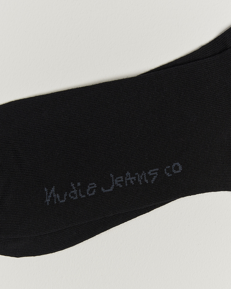 Mies | Alusvaatteet | Nudie Jeans | 3-pack Amundsson Tennis Socks Black/White