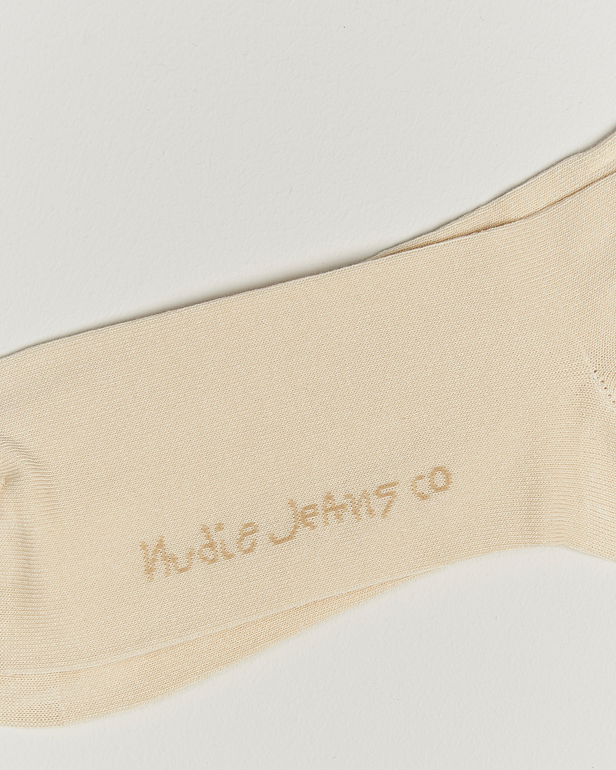 Mies | Alusvaatteet | Nudie Jeans | 3-pack Amundsson Tennis Socks Off White/Black