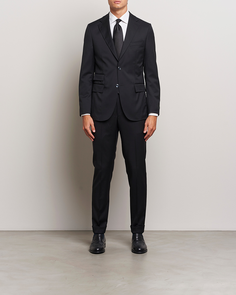 Mies | Puvut | Morris | Heritage Prestige Wool Suit Black