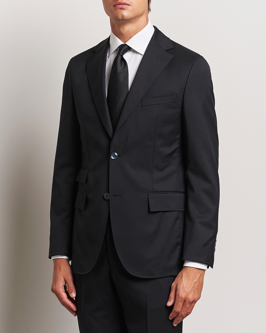 Mies | Puvut | Morris | Heritage Prestige Wool Suit Black