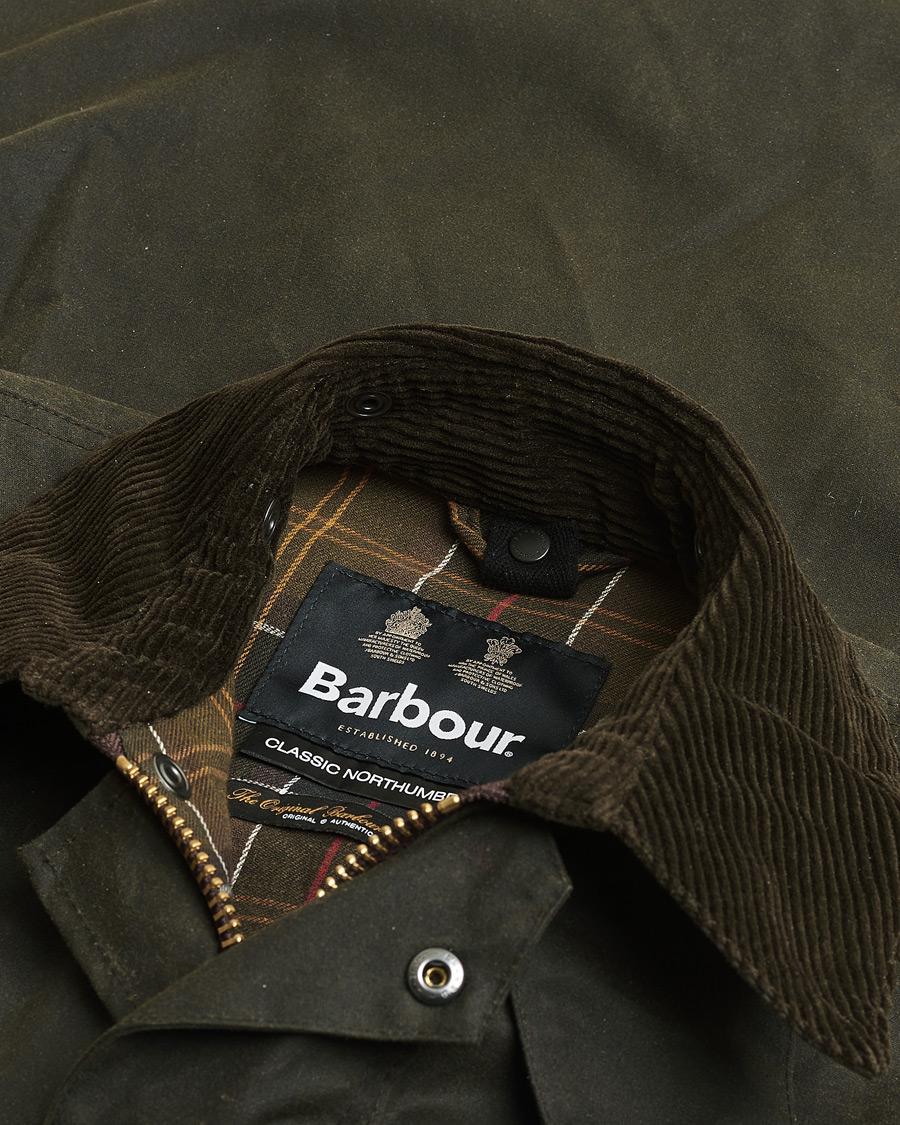 Mies | Pre-owned Takit | Pre-owned | Barbour Lifestyle Classic Northumbria Jacket Olive UK36 - EU46