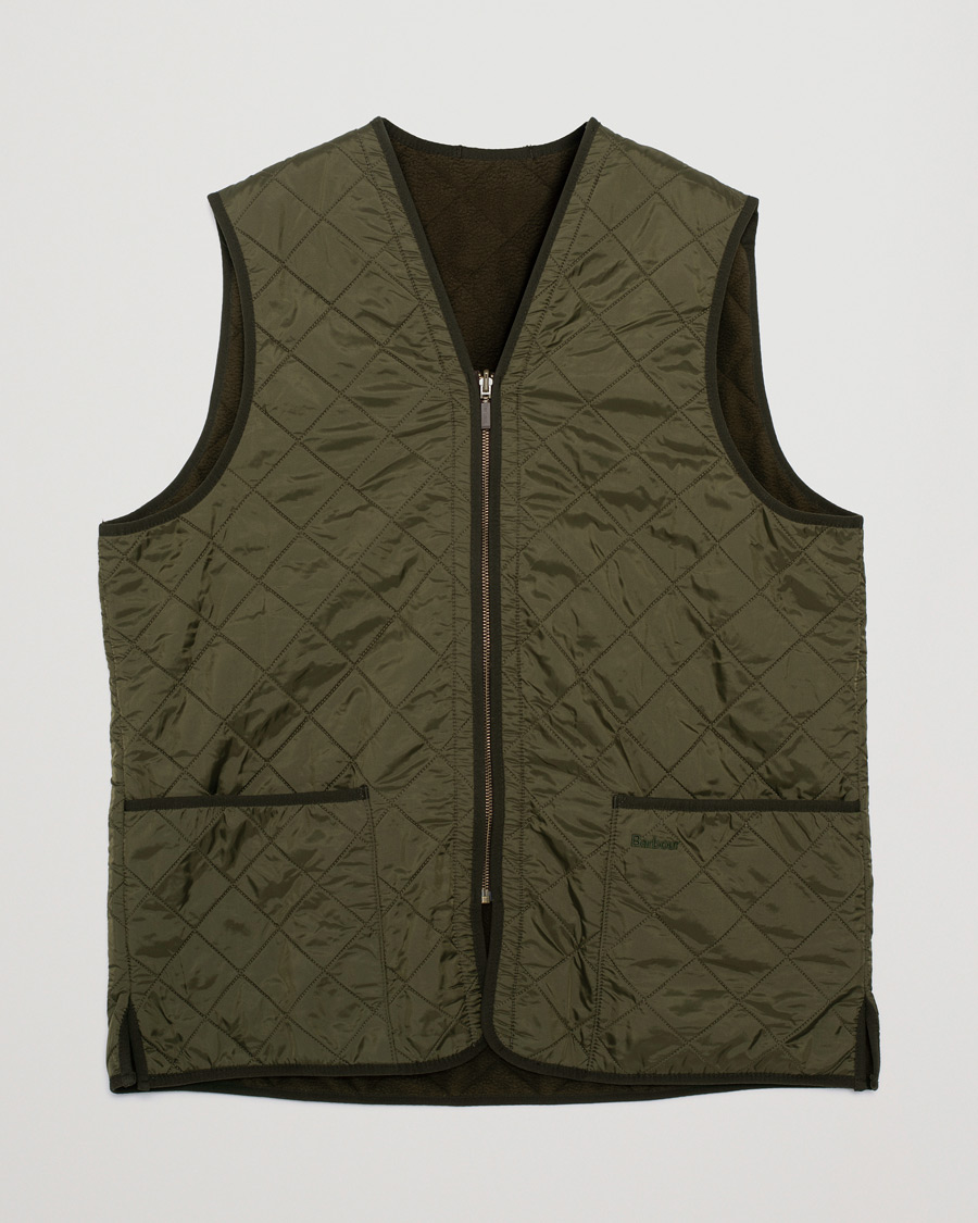 Mies | Takit | Pre-owned | Barbour Lifestyle Quilt Waistcoat/Zip-In Liner Olive