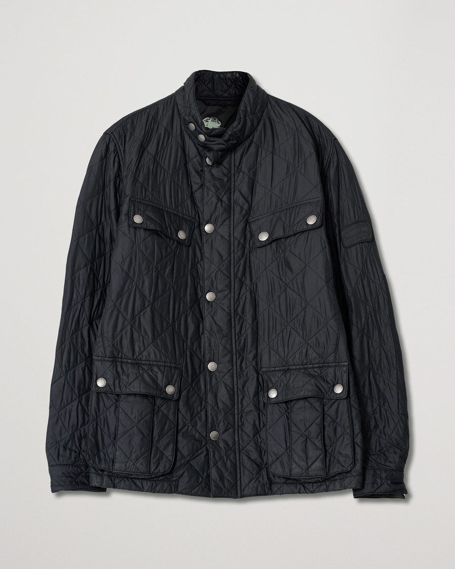 Mies | Takit | Pre-owned | Barbour International Ariel Quilted Jacket Black