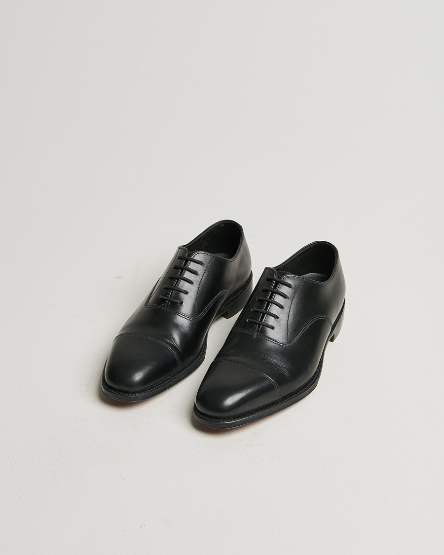 Mies | Loake 1880 Aldwych Oxford Black Calf | Pre-owned | Loake 1880 Aldwych Oxford Black Calf