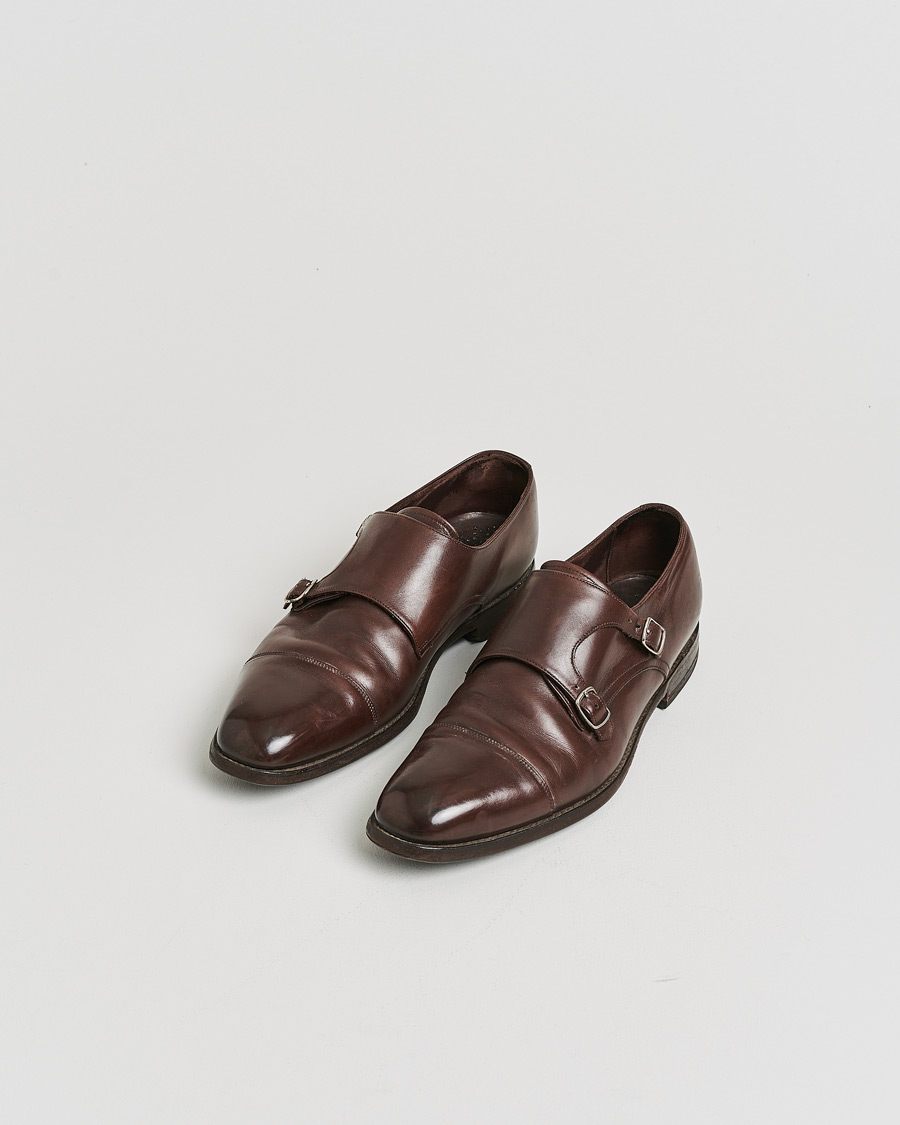 Mies | Pre-owned Kengät | Pre-owned | Loake 1880 Cannon Monkstrap Dark Brown Burnished Calf UK9,5 - EU43,5