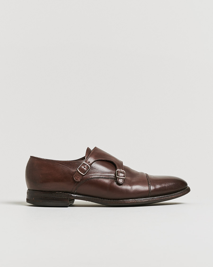 Mies | Pre-owned Kengät | Pre-owned | Loake 1880 Cannon Monkstrap Dark Brown Burnished Calf UK9,5 - EU43,5