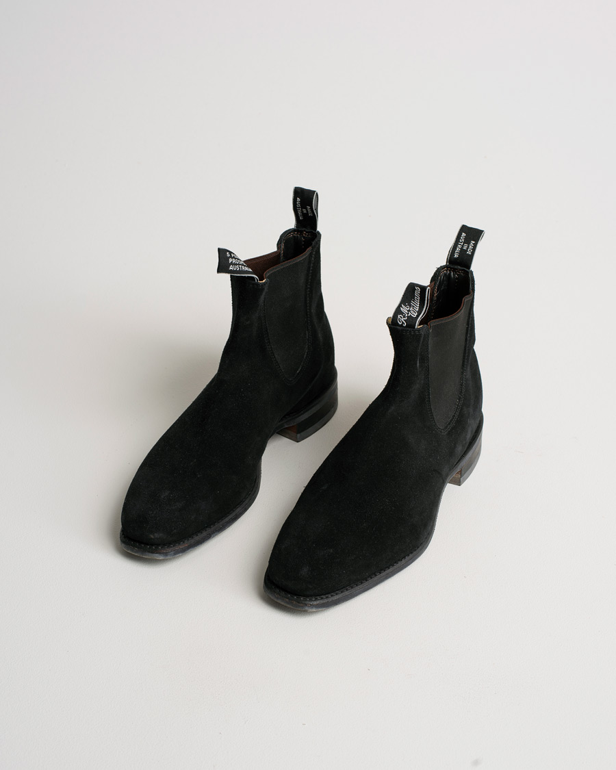 Mies | R.M.Williams Blaxland G Boot Suede Black | Pre-owned | R.M.Williams Blaxland G Boot Suede Black