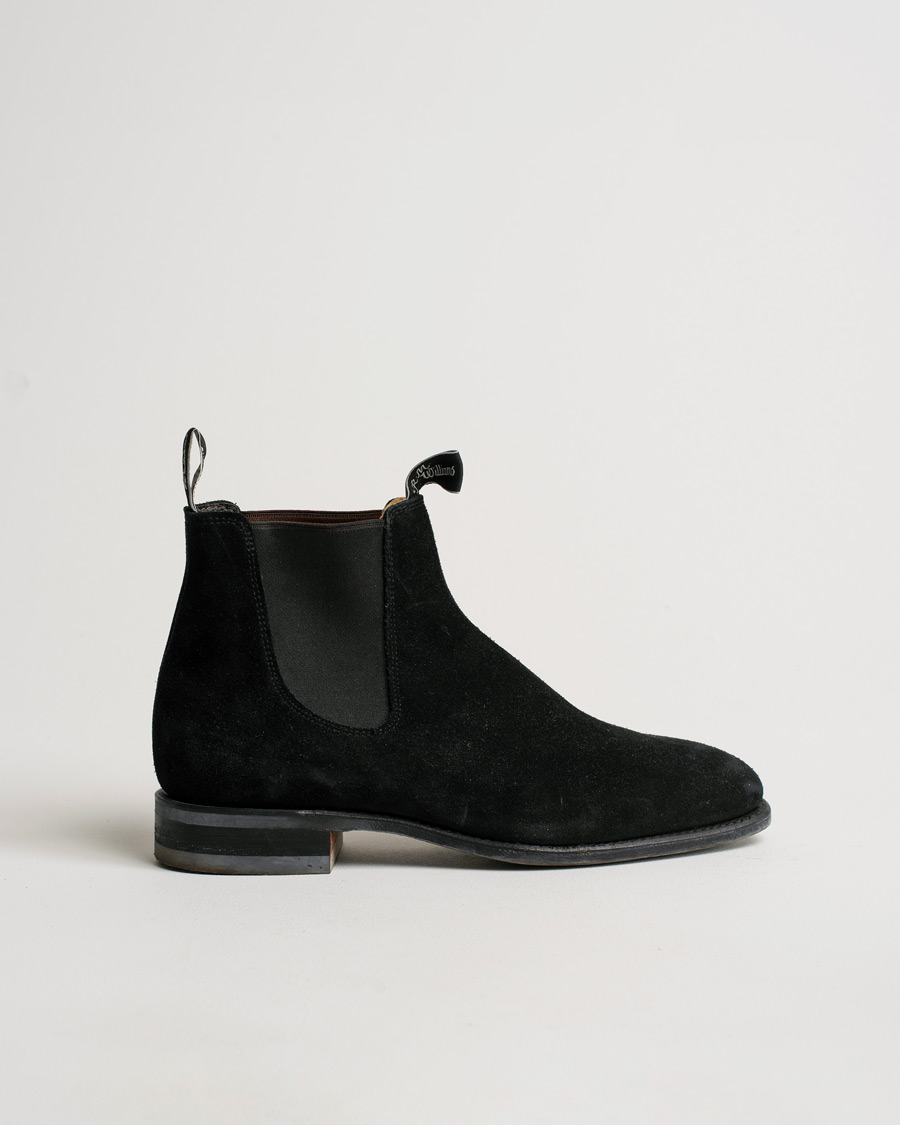 Mies | R.M.Williams Blaxland G Boot Suede Black | Pre-owned | R.M.Williams Blaxland G Boot Suede Black