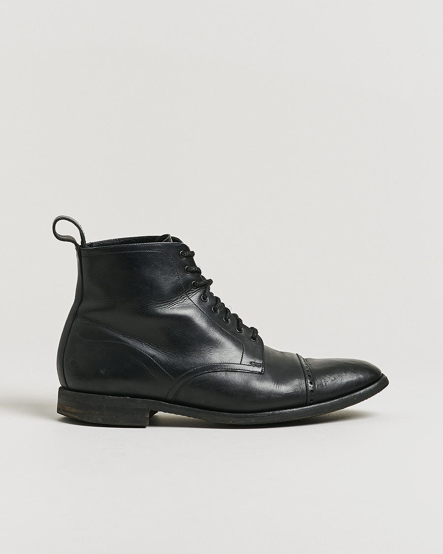 Mies | Loake 1880 Hyde Boot Black Calf UK10,5 - EU44,5 | Pre-owned | Loake 1880 Hyde Boot Black Calf UK10,5 - EU44,5