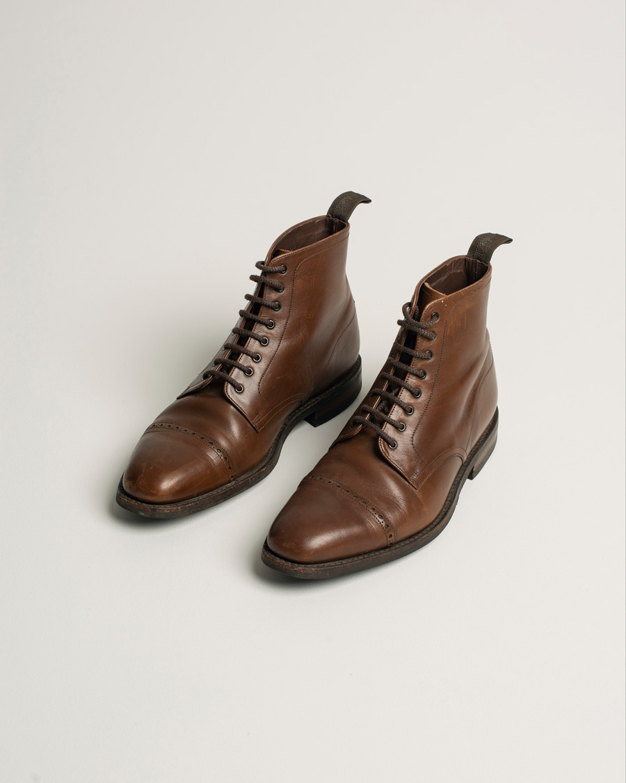 Mies | Loake 1880 Hyde Boot Dark Brown | Pre-owned | Loake 1880 Hyde Boot Dark Brown