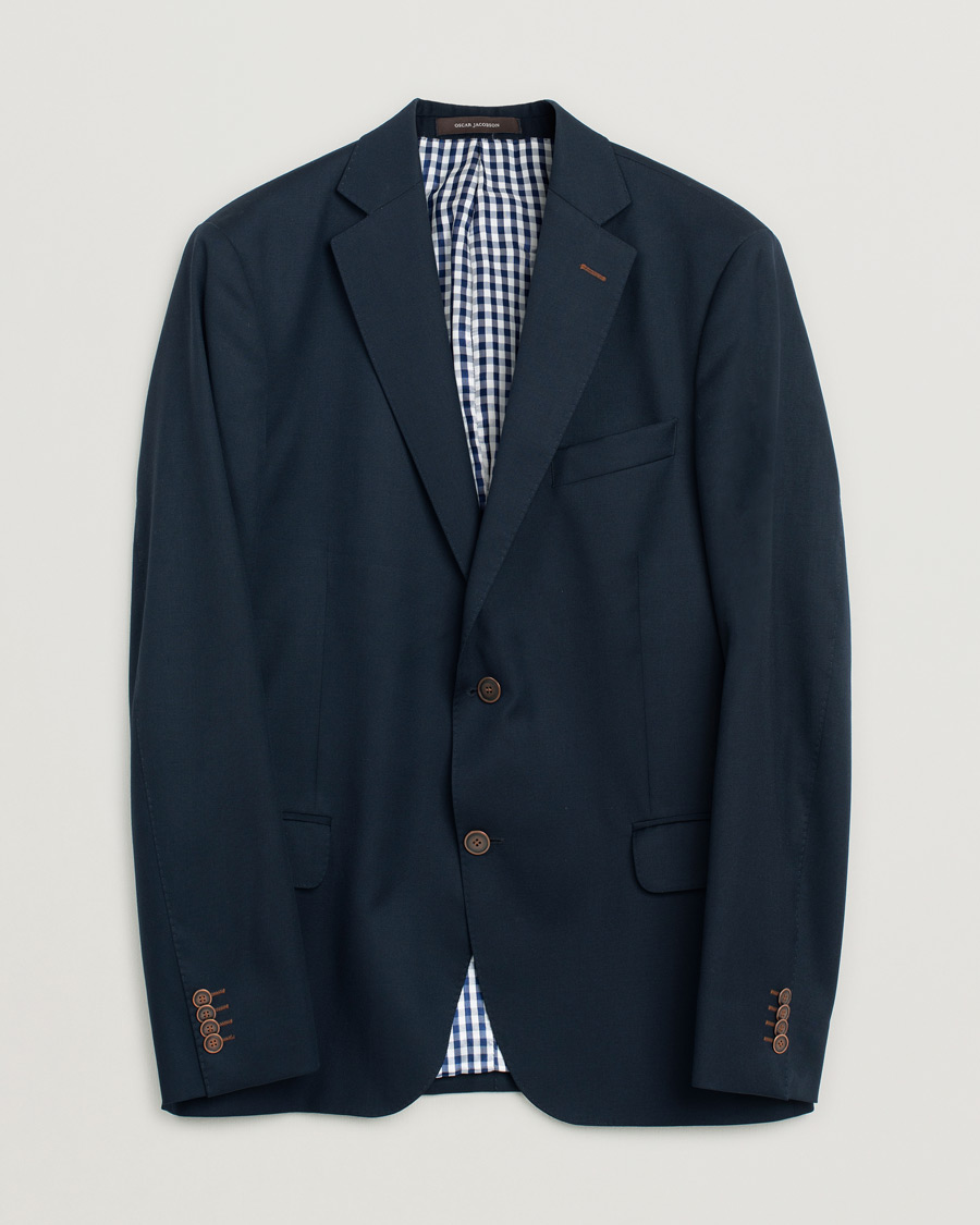 Mies | Oscar Jacobson Edmund Club Blazer Navy | Pre-owned | Oscar Jacobson Edmund Club Blazer Navy