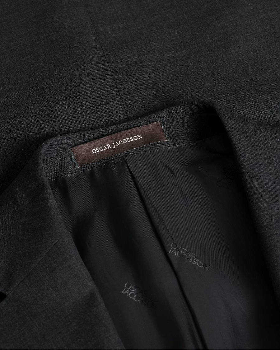 Mies | Oscar Jacobson Edmund Blazer Super 120's Wool Grey | Pre-owned | Oscar Jacobson Edmund Blazer Super 120's Wool Grey