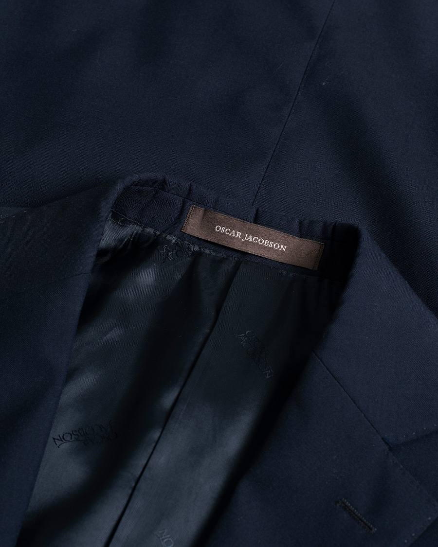 Mies | Oscar Jacobson Super 120's Wool Suit Navy 150 | Pre-owned | Oscar Jacobson Super 120's Wool Suit Navy 150