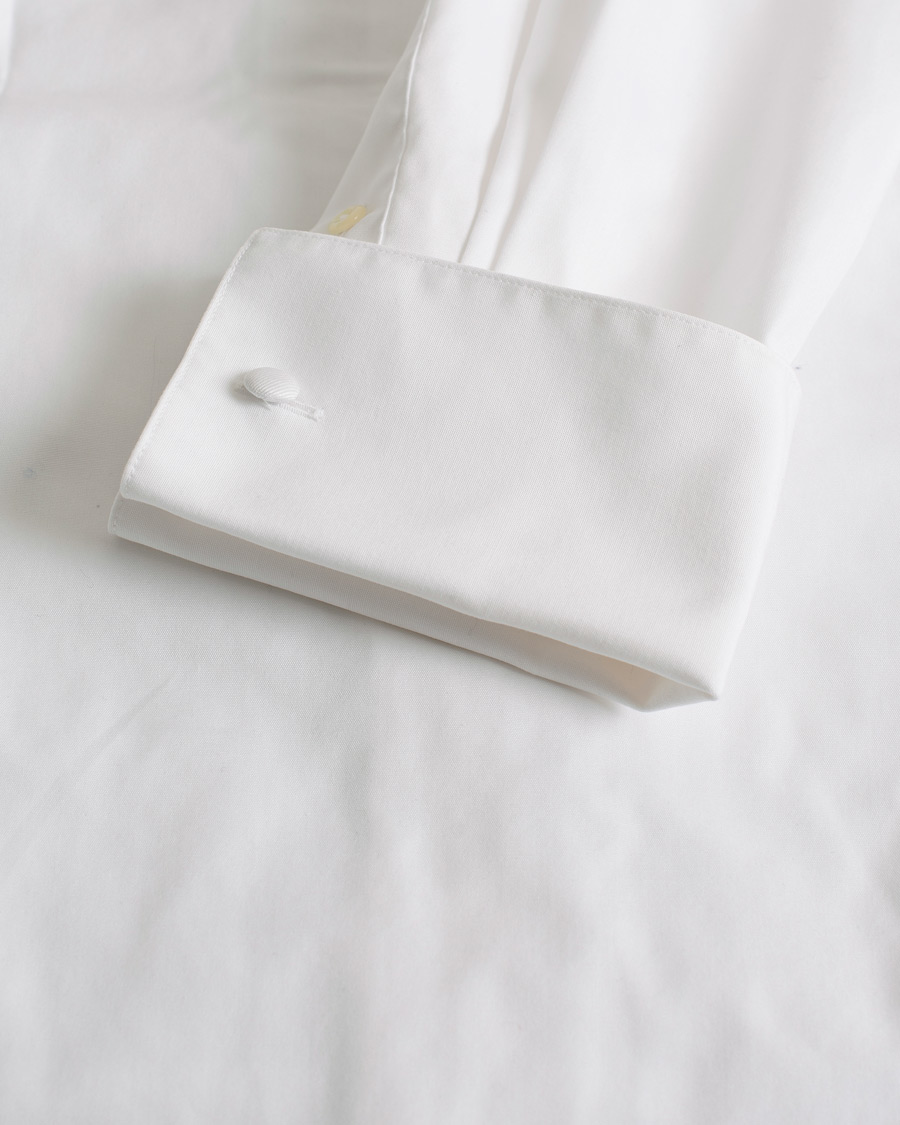 Mies | Kauluspaidat | Pre-owned | Eton Slim Fit Tuxedo Shirt Black Ribbon White