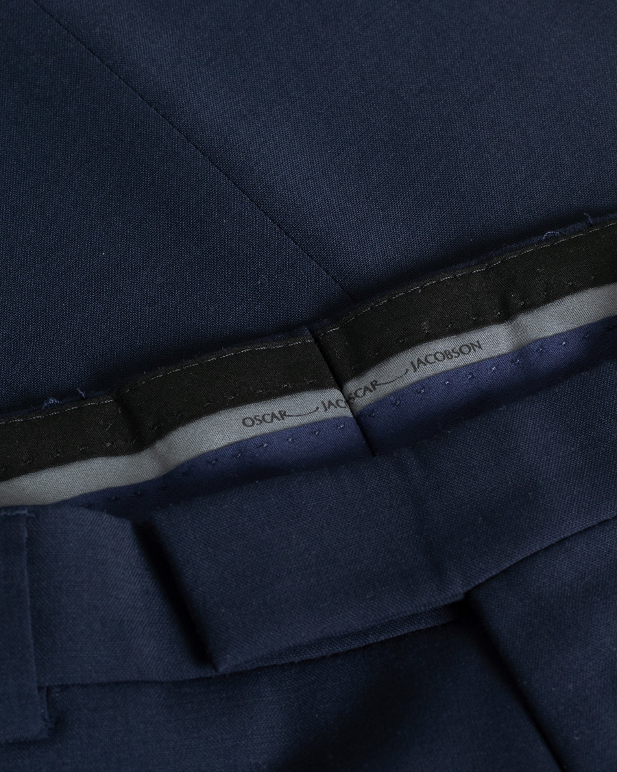 Herr |  | Pre-owned | Oscar Jacobson Erik Double Breasted Suit Napoli Blue 46