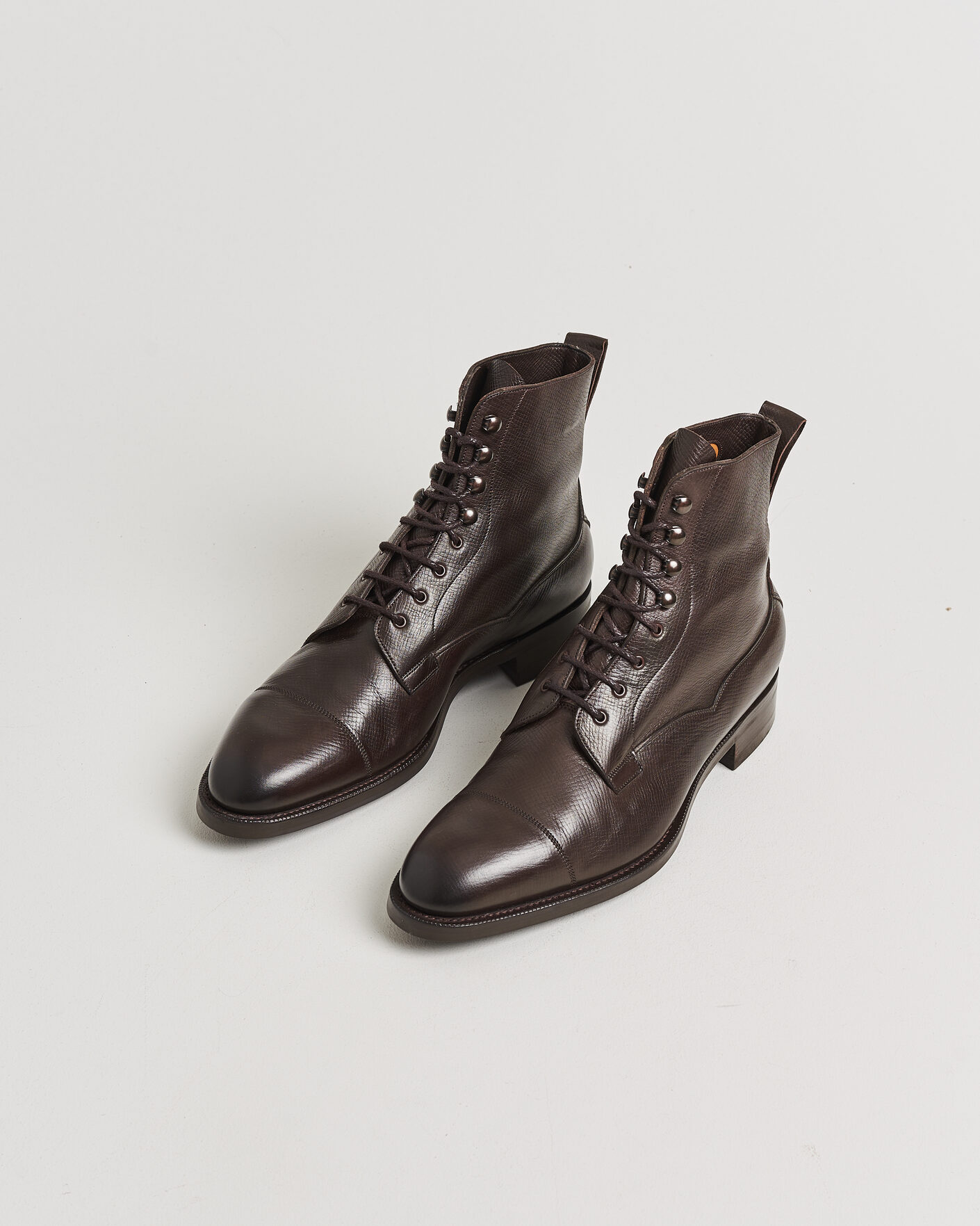 Mies | Pre-owned Pohjattavat kengät | Pre-owned | Edward Green Galway Grained Boot Dark Brown Utah Calf UK10,5 - EU45