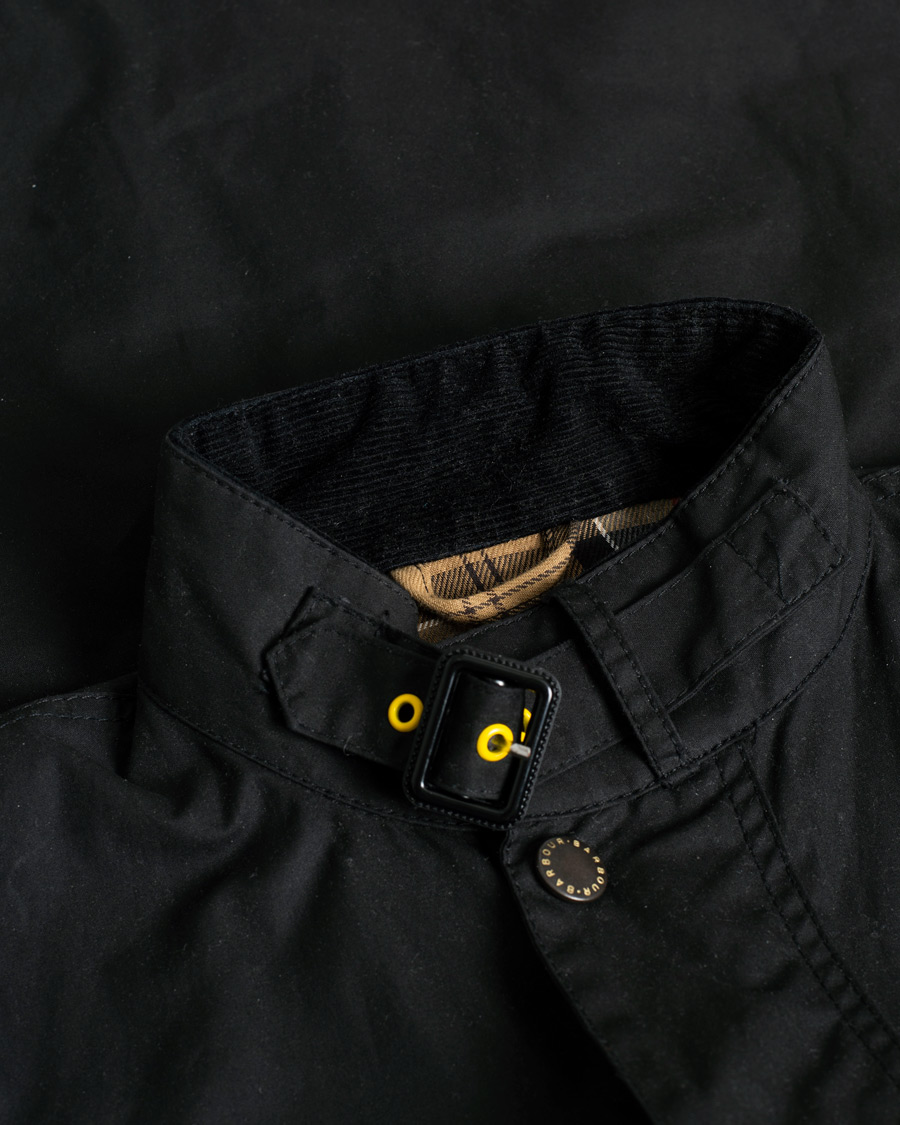 Mies | Takit | Pre-owned | Barbour International Slim Wax Jacket Black