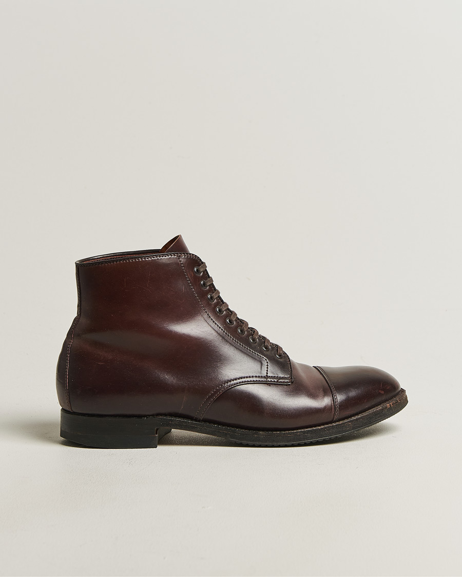 Mies | Pre-owned Pohjattavat kengät | Pre-owned | Alden 41853 Cap Toe Boot Burgundy Shell Cordovan US10 - EU44