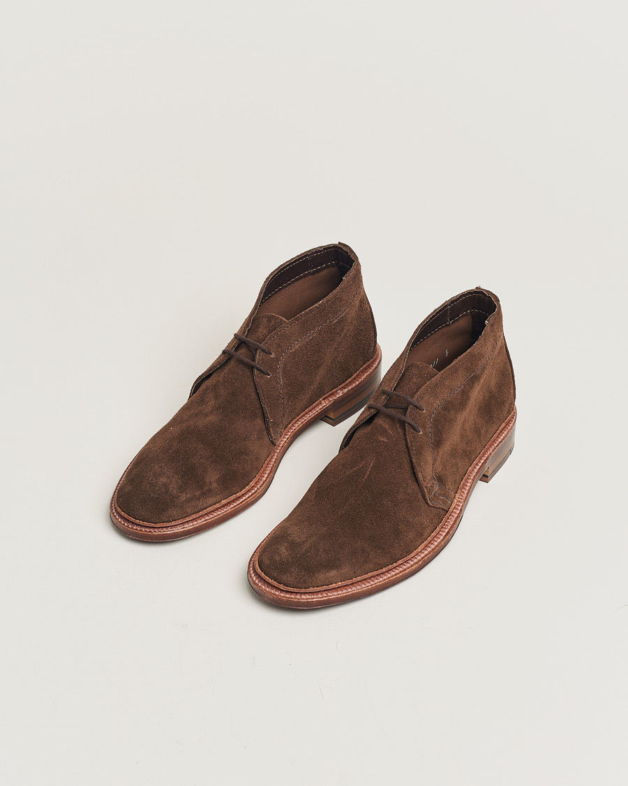 Mies | Alden 1492 Unlined Chukka Boot Dark Brown Suede US8 - EU41,5 | Pre-owned | Alden 1492 Unlined Chukka Boot Dark Brown Suede US8 - EU41,5