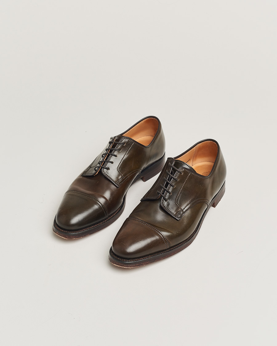 Mies | Crockett & Jones Bradford Derby Dark Brown Cordovan | Pre-owned | Crockett & Jones Bradford Derby Dark Brown Cordovan
