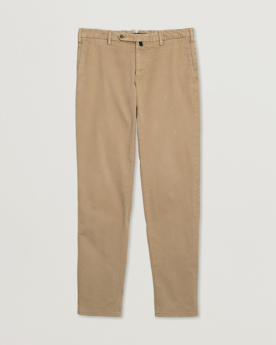 Mies | Incotex Slim Fit Comfort Chino Khaki | Pre-owned | Incotex Slim Fit Comfort Chino Khaki