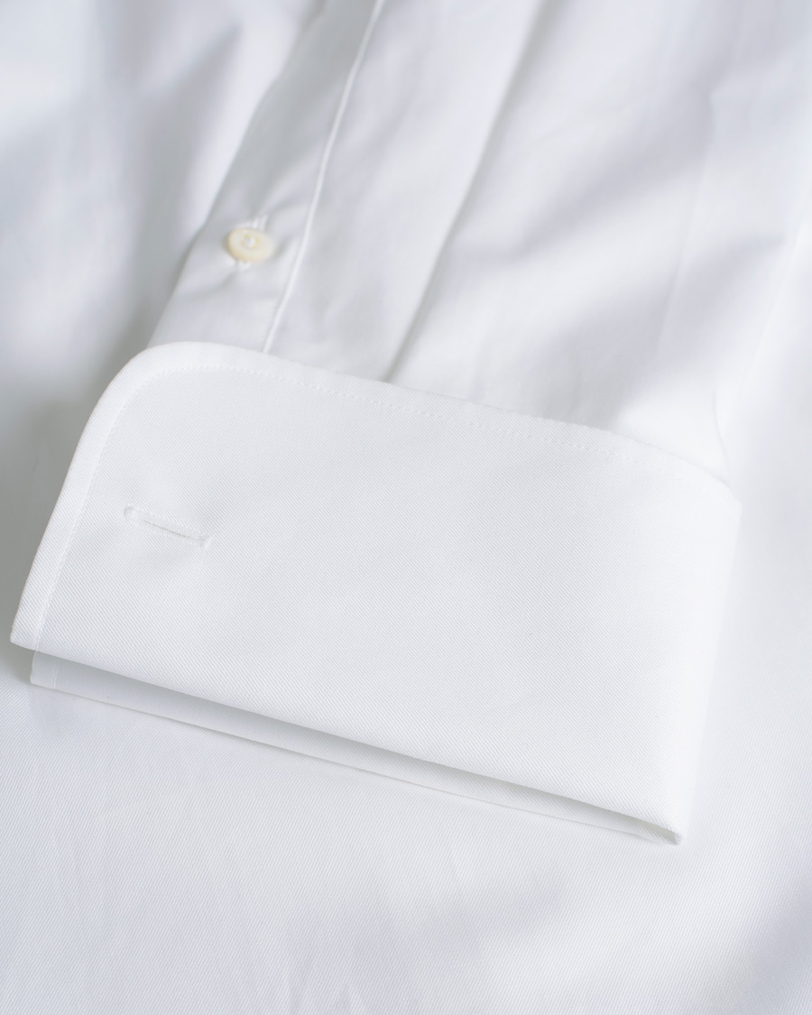 Mies | Stenströms Slimline Smoking Shirt White | Pre-owned | Stenströms Slimline Smoking Shirt White
