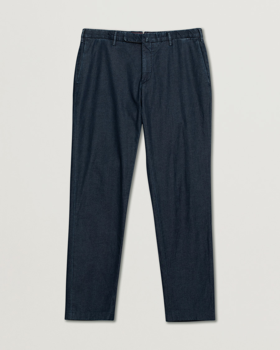 Mies | Pre-owned Housut | Pre-owned | Incotex Slim Fit Denim Stretch Chino Dark Indigo