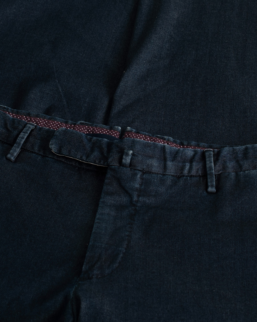 Mies | Pre-owned Housut | Pre-owned | Incotex Slim Fit Denim Stretch Chino Dark Indigo