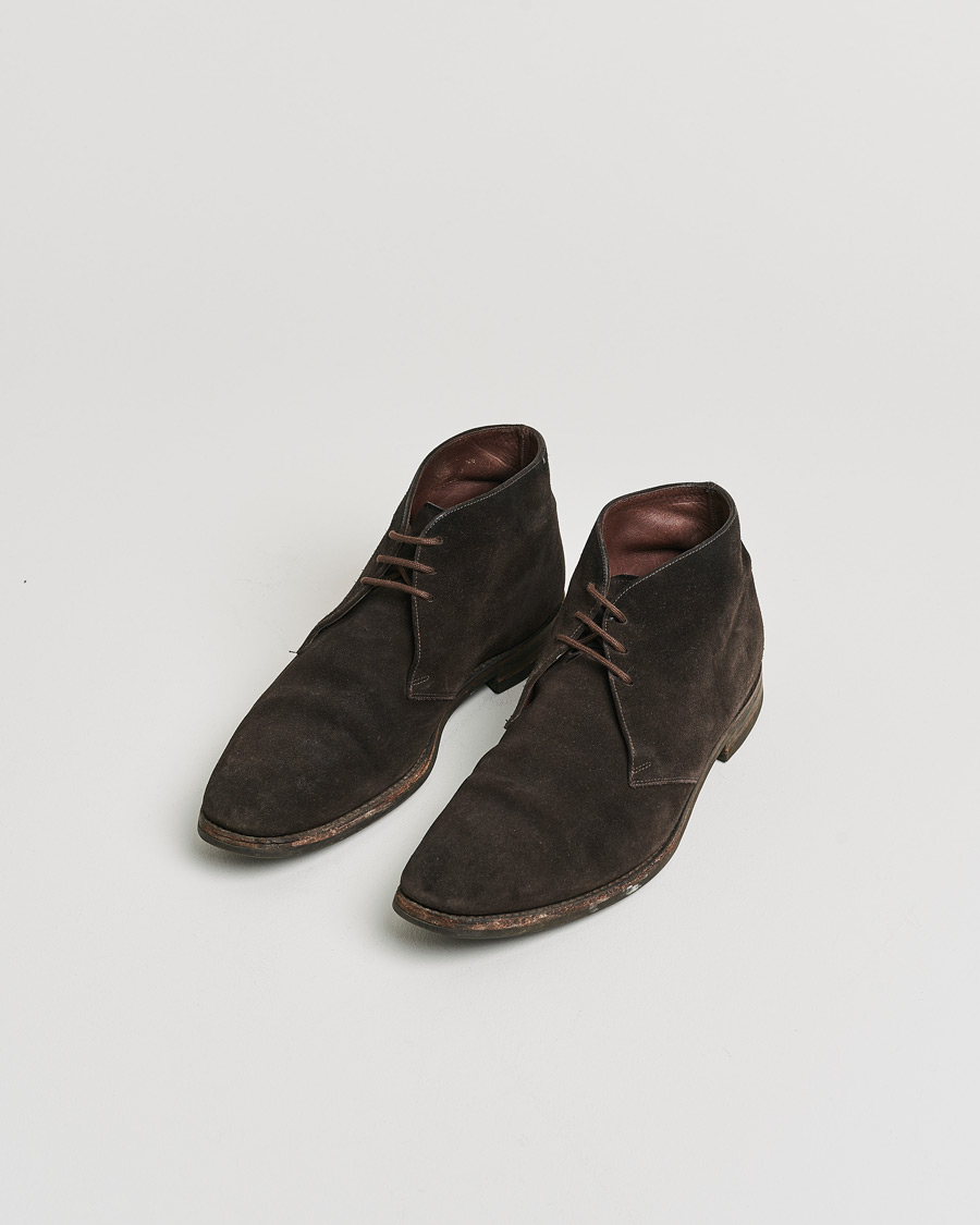 Mies | Pre-owned Kengät | Pre-owned | Loake 1880 Pimlico Chukka Boot Dark Brown Suede UK10,5 - EU44,5