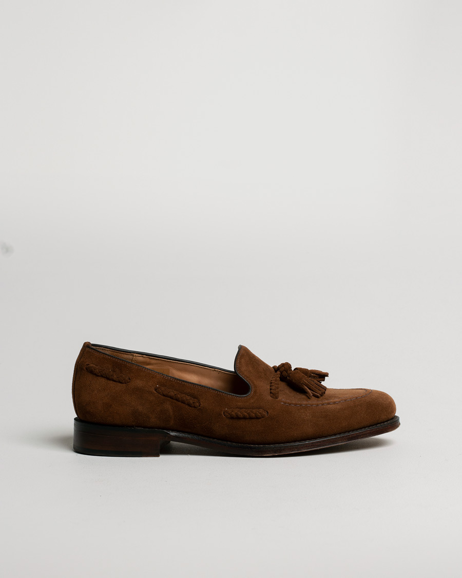 Mies | Loake 1880 MTO Temple Loafer Polo Suede | Pre-owned | Loake 1880 MTO Temple Loafer Polo Suede