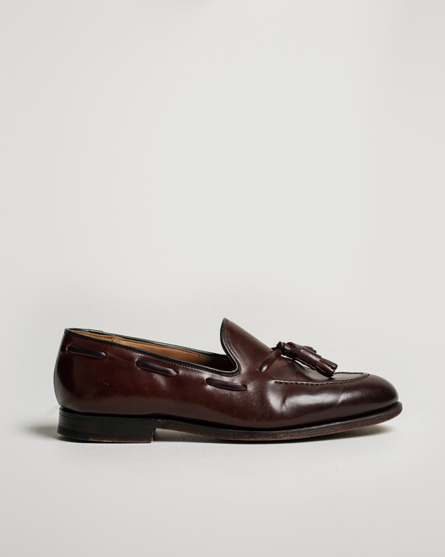 Mies | Crockett & Jones Cavendish Tassel Loafer Burgundy Cordovan | Pre-owned | Crockett & Jones Cavendish Tassel Loafer Burgundy Cordovan