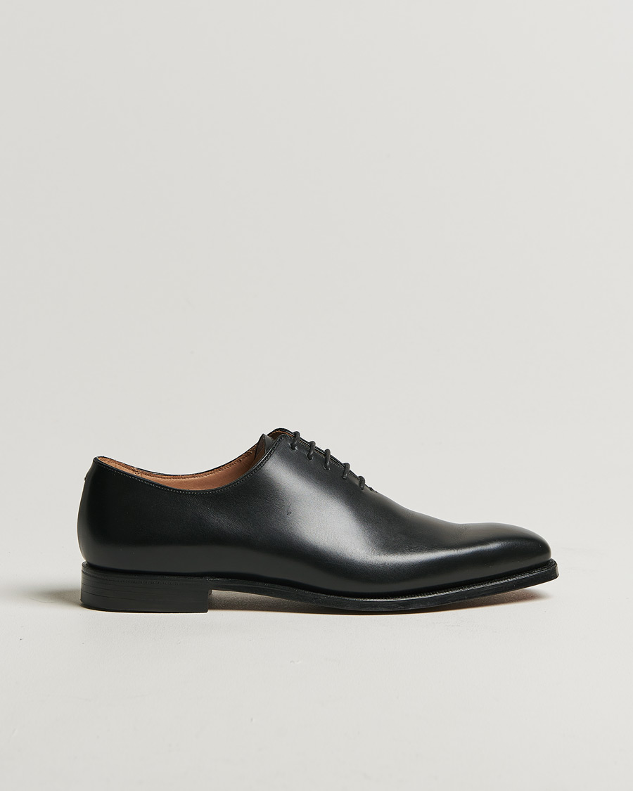 Mies | Crockett & Jones Alex Wholecut Oxford Black Calf | Pre-owned | Crockett & Jones Alex Wholecut Oxford Black Calf