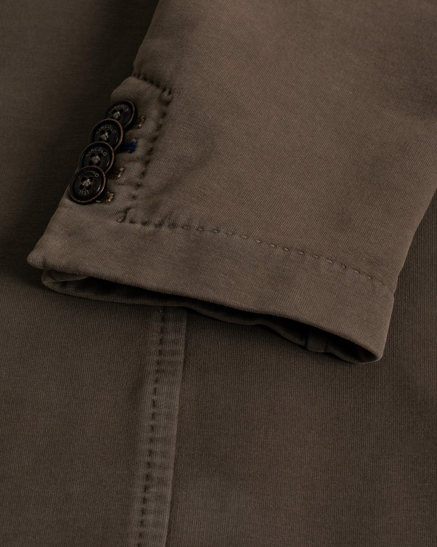 Mies | Pre-owned Pikkutakit | Pre-owned | Circolo 1901 Jersey Patch Pocket Blazer Fango Brown 48