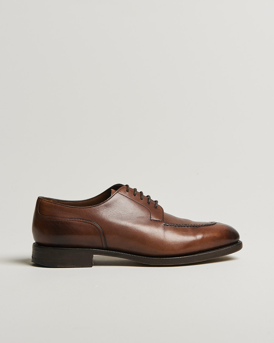 Mies | Edward Green Dover Split Toe Dark Oak Calf | Pre-owned | Edward Green Dover Split Toe Dark Oak Calf