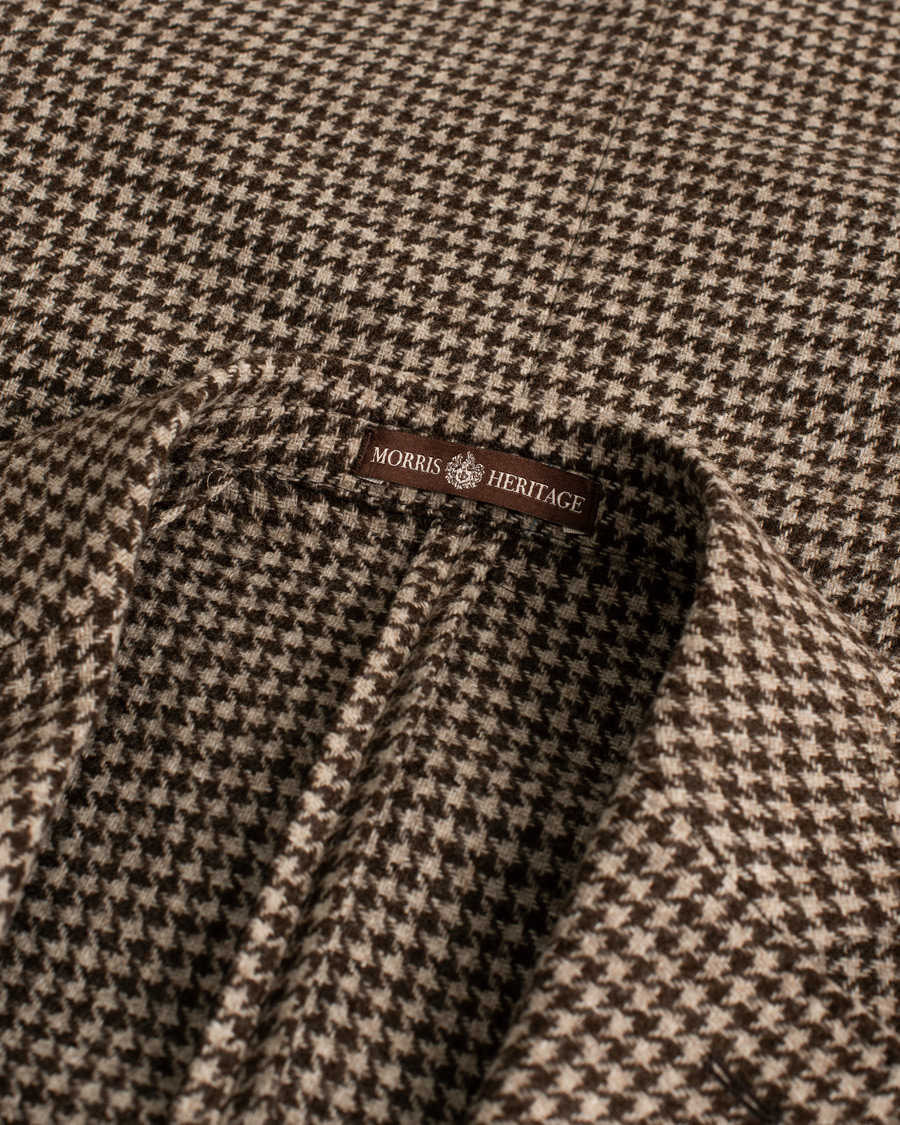 Mies | Morris Heritage Keith Dogtooth Blazer Brown 50 | Pre-owned | Morris Heritage Keith Dogtooth Blazer Brown 50
