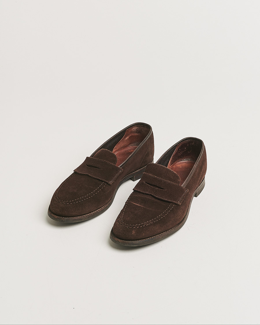 Mies | Pre-owned Kengät | Pre-owned | Crockett & Jones Harvard City Sole Dark Brown Suede