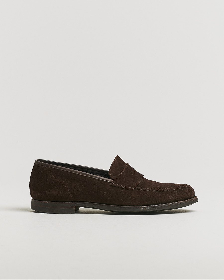 Mies | Pre-owned Kengät | Pre-owned | Crockett & Jones Harvard City Sole Dark Brown Suede