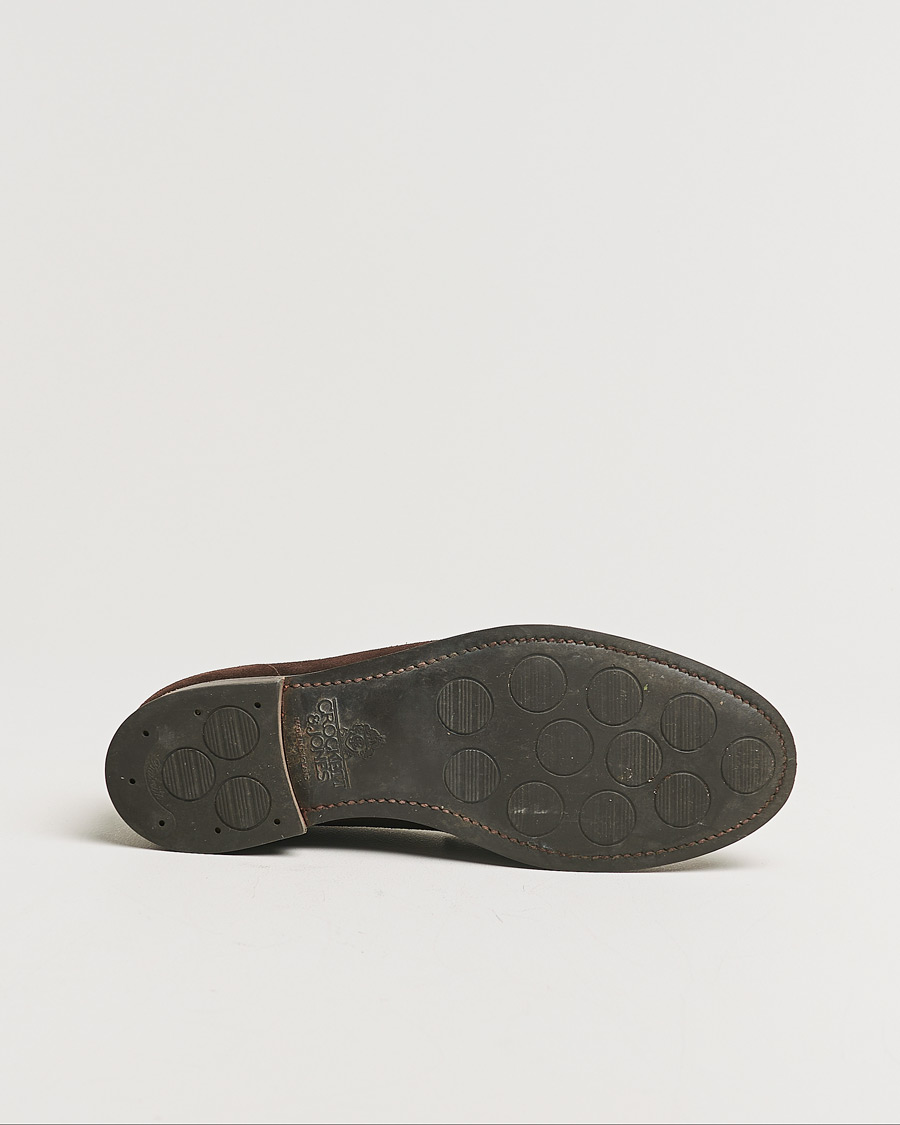 Mies | Pre-owned Kengät | Pre-owned | Crockett & Jones Harvard City Sole Dark Brown Suede